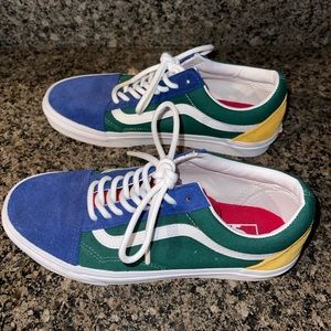 Vans Old Skool (Blue Green Yellow Red)
